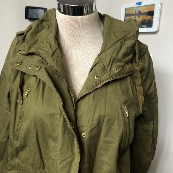 Ruby Karat Anorak in Olive Color, Sz Large NWOT - Picture 3 of 6